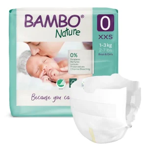 Fraldas Tam. 0 (1-3 KG) - 24 unidades Bambo Nature