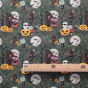 Tecidos 100% Algodão | Orgânico | Halloween