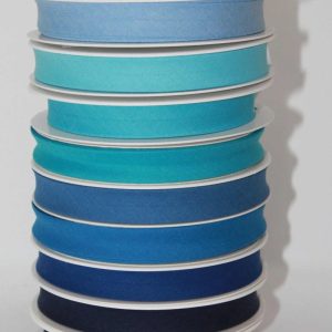 Fita de Viés | Algodão | 18mm | Lisos | Várias Cores | Azuis