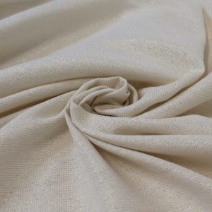 Tecido Panamá | Liso | Natal | Lurex | Dourado