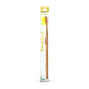 Escova de Dentes Suave em Bambu - Amarelo The Humble Co.