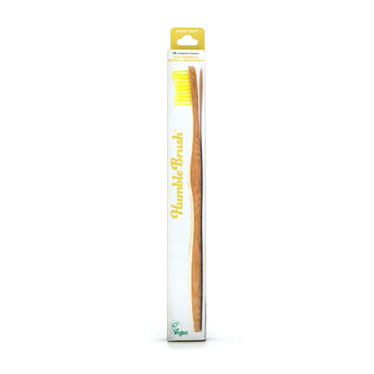 Escova de Dentes Suave em Bambu - Amarelo The Humble Co. - Image 2
