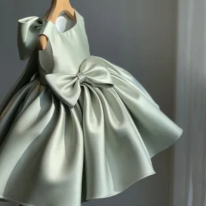 Vestido Princesa com Laço Grande