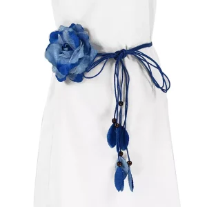 Cinto Flor Chiffon Modelo Arpoador