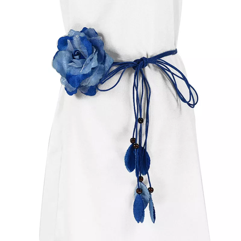 Cinto Flor Chiffon Modelo Arpoador
