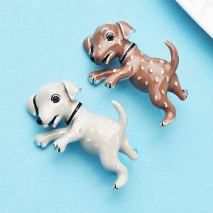 Broche esmaltado Cachorro