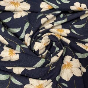 Tecido Confeção | Vestuário | Algodão com Modal | Floral