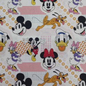 Tecidos 100% Algodão | Licenças Disney | Mickey e Amigos