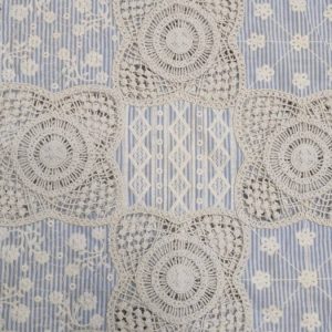 Tecido Confeção | Vestuário | Algodão com Crochet