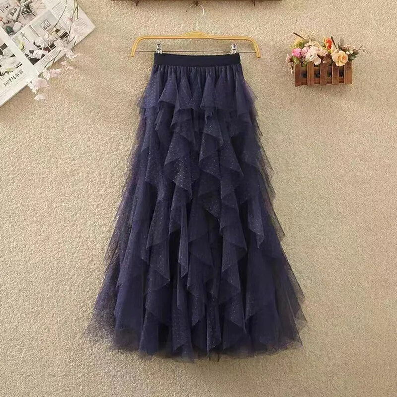Saia Tutu de Tule - Modelo Dijon com Poá (Lançamento) - Image 6