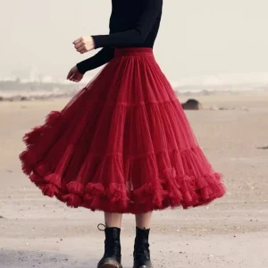 Saia elegante Tutu de Tule - Modelo Toscana