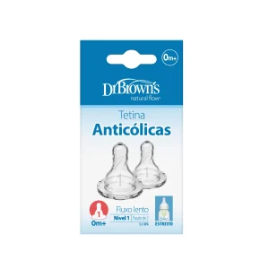 Tetina Options+ Boca Estreita N1, 2 unid. Dr. Browns