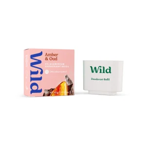 Recarga desodorizante Natural Âmbar e Ágar - 40g WILD
