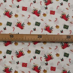 Tecidos 100% Algodão | Natal | Bota de Natal