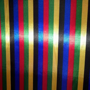 Cetim | Estampado | Carnaval | Riscas | Multicolor