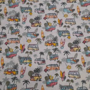 Tecidos 100% Algodão | Estampado | Carrinha Pão de Forma