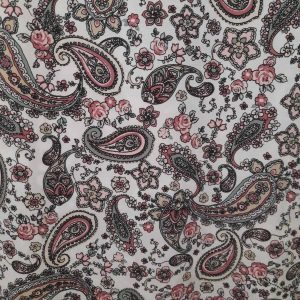 Tecido Confeção | Vestuário | Viscose | Floral Cornucópias