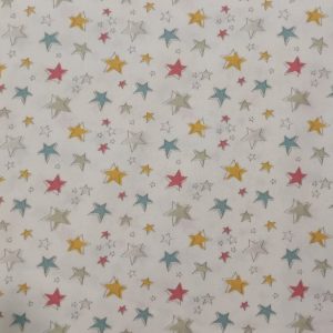 Tecidos 100% Algodão | Estampado Infantil | Estrelas | Coleção Trip