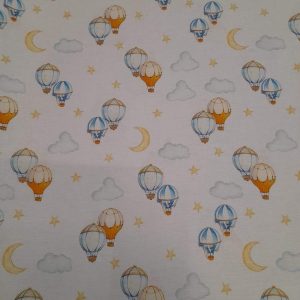 Tecidos 100% Algodão | Estampado Infantil | Balão de Ar Quente