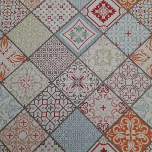 Tecido Decoração | Gobelina Jacquard | Azulejo