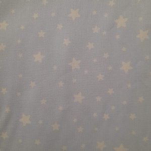 Fustão | Piquet | 100% Algodão | Básicos | Fundo Azul Estrelas Brancas