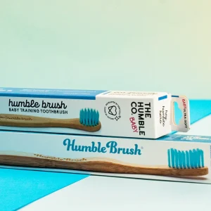 Escova de Dentes Suave em Bambu - Azul The Humble Co.