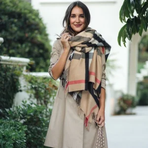 Pashmina Xadrez - 190 X 70cm
