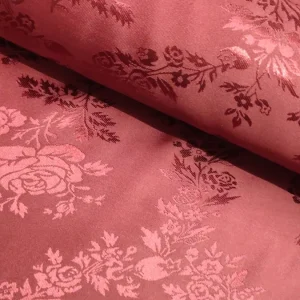 Atoalhado | Jacquard Poliéster | Floral | Bordô (10/19)