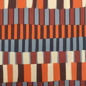 Tecido Confeção | Vestuário | Viscose com Algodão | Estampado | Geométrico