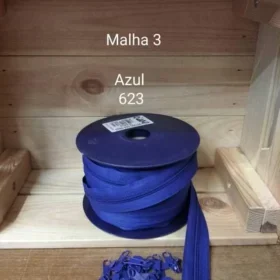 Fecho Zipper Malha 3+ Cursor | Cose | Pack 5 metros | Azul 623