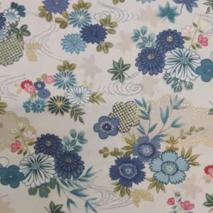 Tecido 100% Algodão | Estampado | Makower Studio | Floral