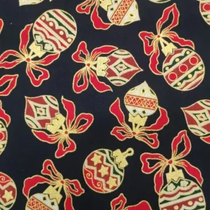 Tecido 100% Algodão | Estampado | Natal | Bolas de Natal
