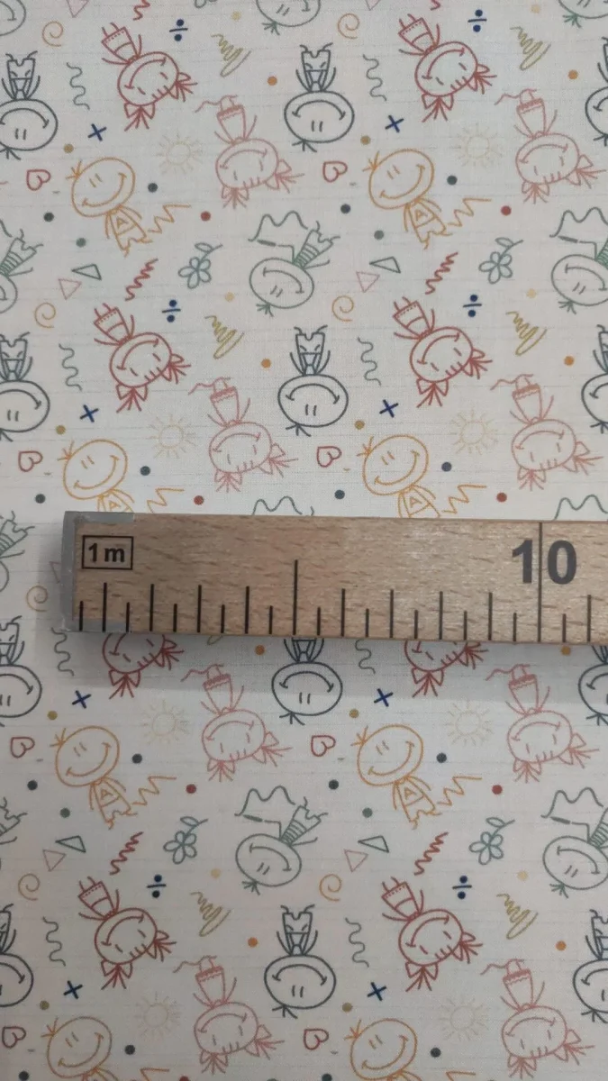 Tecido Algodão | Estampado Infantil | 100% Algodão Orgânico | Coleção Aula - Image 4