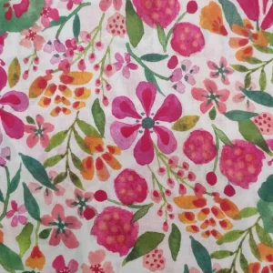 Tecido Confeção | Vestuário | 100% Algodão | Estampado | Floral