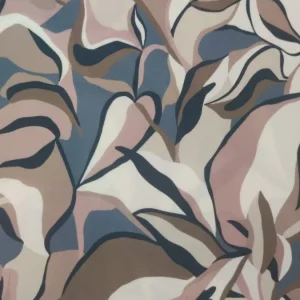 Tecido Confeção | Vestuário | Malha Viscose Estampada | Abstrato