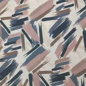 Tecido Confeção | Vestuário | Malha Viscose Estampada | Abstrato