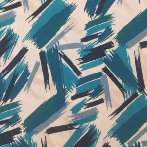 Tecido Confeção | Vestuário | Malha Viscose Estampada | Abstrato