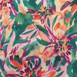 Tecido Confeção | Vestuário | Viscose | Digital | Floral