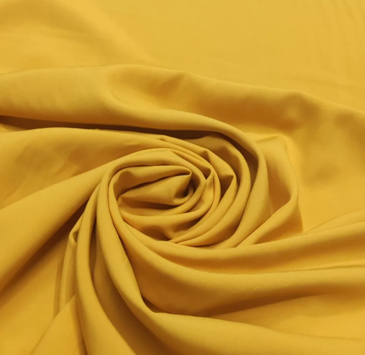 Tecido Confeção | Vestuário | Viscose | Liso | Mostarda (018)