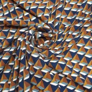 Tecido Confeção | Vestuário | Viscose Stretch | Digital | Geométrico