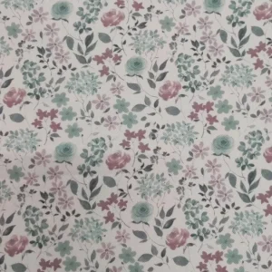 Tecido Vaiela | 100% Algodão Orgânico | Floral