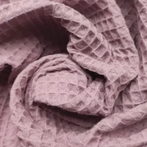Tecidos 100% Algodão | Piquet Waffle | Malva (15)