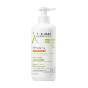 Leite Emoliente Antiprurido, ECO 400ml Exomega Control, A-Derma